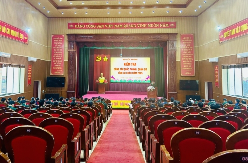 Kết luận kiểm tra công tác quốc phòng, quân sự tỉnh Lai Châu năm 2025