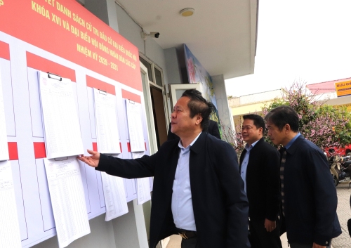 Đoàn kiểm tra số 2 Ủy ban bầu cử tỉnh kiểm tra công tác bầu cử đại biểu Quốc hội XVI và HĐND các cấp nhiệm kỳ 2026-2031 tại các xã: Nậm Tăm, Pu Sam Cáp, Nậm Mạ, Nậm Cuổi