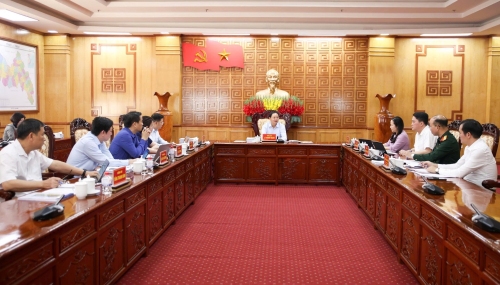 Họp Ban Thường vụ Tỉnh ủy