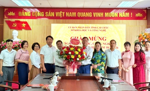 Chúc mừng Sở Khoa học và Công nghệ nhân kỷ niệm 63 năm ngày Khoa học, công nghệ và đổi mới sáng tạo Việt Nam (18/5/1963-18/5/2026)