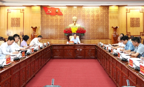 Thường trực Tỉnh ủy chỉ đạo tháo gỡ khó khăn, vướng mắc đối với các dự án lưới điện truyền tải đang triển khai trên địa bàn tỉnh