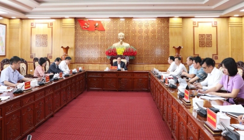 Thường trực Tỉnh ủy họp về công tác lãnh đạo, chỉ đạo, thực hiện sắp xếp, quản lý, khai thác tài sản công trên địa bàn tỉnh