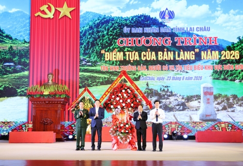 Lai Châu tổ chức Chương trình “Điểm tựa của bản làng” năm 2026: Tôn vinh, tri ân 130 trưởng bản, người có uy tiêu tiêu biểu