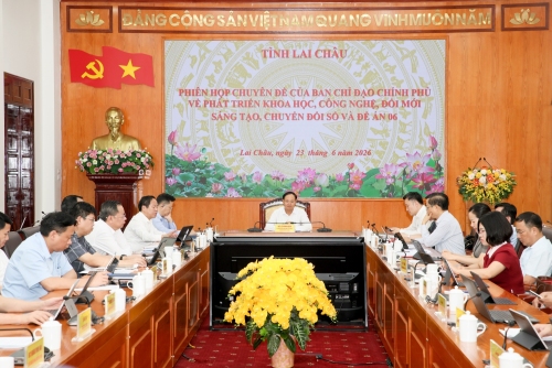 Quang cảnh Phiên họp tại điểm cầu tỉnh