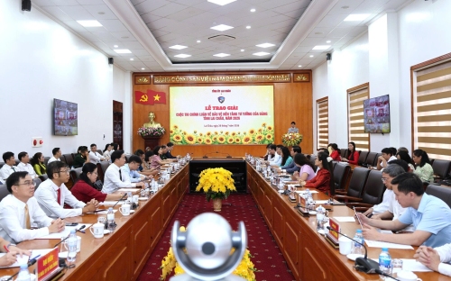 Quang cảnh Lễ trao giải Cuộc thi