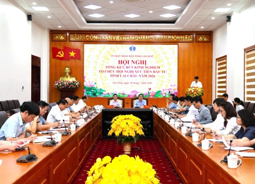 Hội nghị tổng kết, rút kinh nghiệm công tác tổ chức Hội nghị Xúc tiến đầu tư năm 2026
