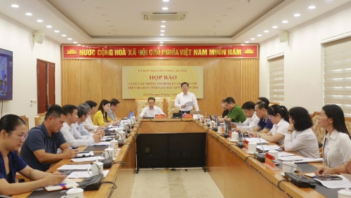 Quang cảnh buổi Họp báo