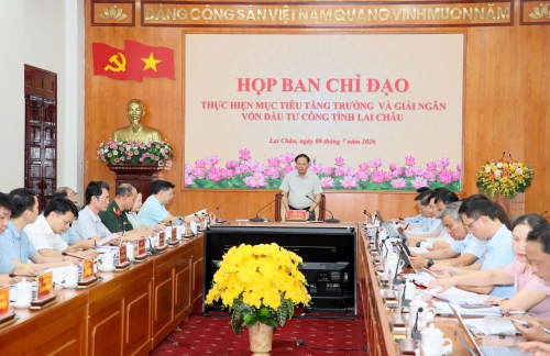 Họp Ban Chỉ đạo thực hiện mục tiêu tăng trưởng và giải ngân vốn đầu tư công tỉnh