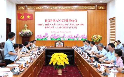 Họp Ban Chỉ đạo thực hiện xây dựng Dự án Cao tốc Bảo Hà - Lai Châu (CT.13)