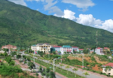 Trung tâm thị trấn huyện Tam Đường