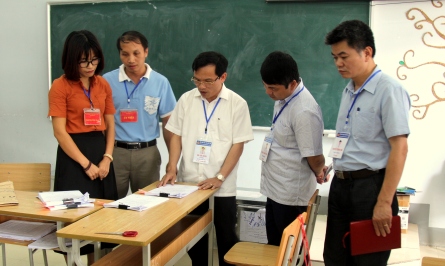 Kiểm tra công tác chấm thi THPT quốc gia năm 2018 tại Lai Châu