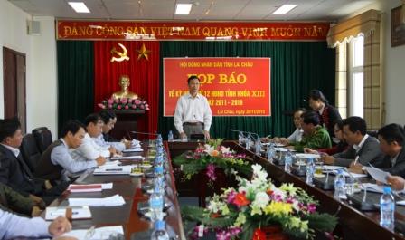 Quang cảnh Họp báo