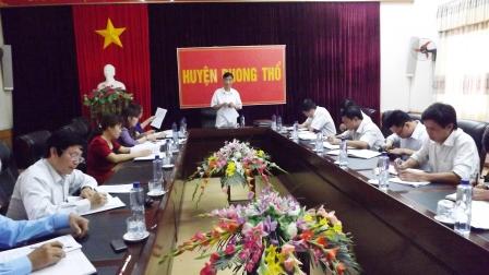 Đ/c Phạm Văn Huỳnh, Trưởng đoàn, kết luận cuộc giám sát
