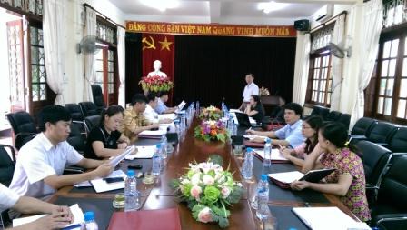 Quang cảnh buổi khảo sát tại huyện Than Uyên