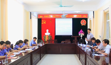 Quang cảnh buổi khảo sát tại VKSND TP Lai Châu