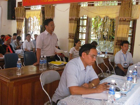 Cử tri xã Ma Ly Pho kiến nghị tại buổi tiếp xúc cử tri