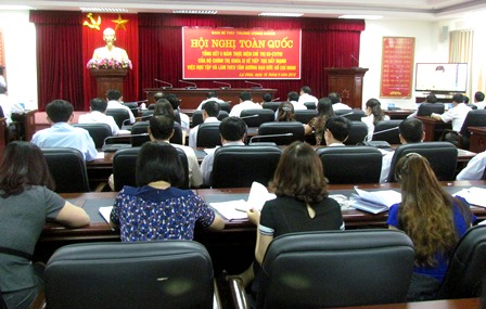 Hội nghị Tổng kết 5 năm thực hiện Chỉ thị số 03-CT/TW của Bộ chính trị về tiếp tục đẩy mạnh học tập và làm theo tấm gương đạo đức Hồ Chí Minh