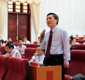 Đồng chí Vũ Hồng Bắc - Ủy viên BTV Tỉnh ủy, Phó Chủ tịch HĐND tỉnh Thái Nguyên