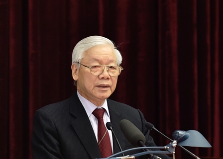 Tổng Bí thư, Chủ tịch nước Nguyễn Phú Trọng phát biểu khai mạc Hội nghị
