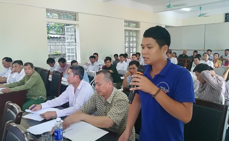 Cử tri xã Mường Kim kiến nghị với Đoàn Đại biểu Quốc hội tỉnh