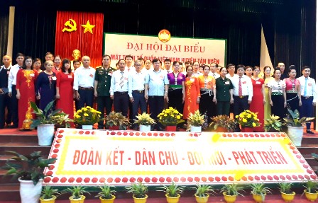 Uỷ ban Mặt trận Tổ quốc Việt Nam huyện Tân Uyên khoá III, nhiệm kỳ 2019 - 2024 ra mắt Đại hội