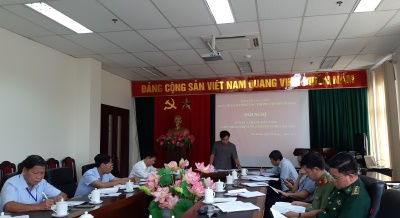Đ/c Trần Đức Vương - UVBTVTU, Trưởng Ban Tuyên giáo Tỉnh ủy, Phó Trưởng ban Thường trực Ban Chỉ đạo kết luận hội nghị.