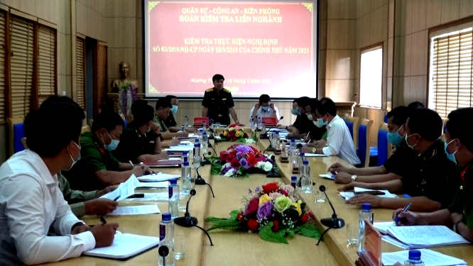 Đoàn kiểm tra liên ngành kiểm tra việc thực hiện Nghị định số 03/2019/NĐ-CP ngày 5/9/2019 của Chính phủ tại huyện Mường Tè.