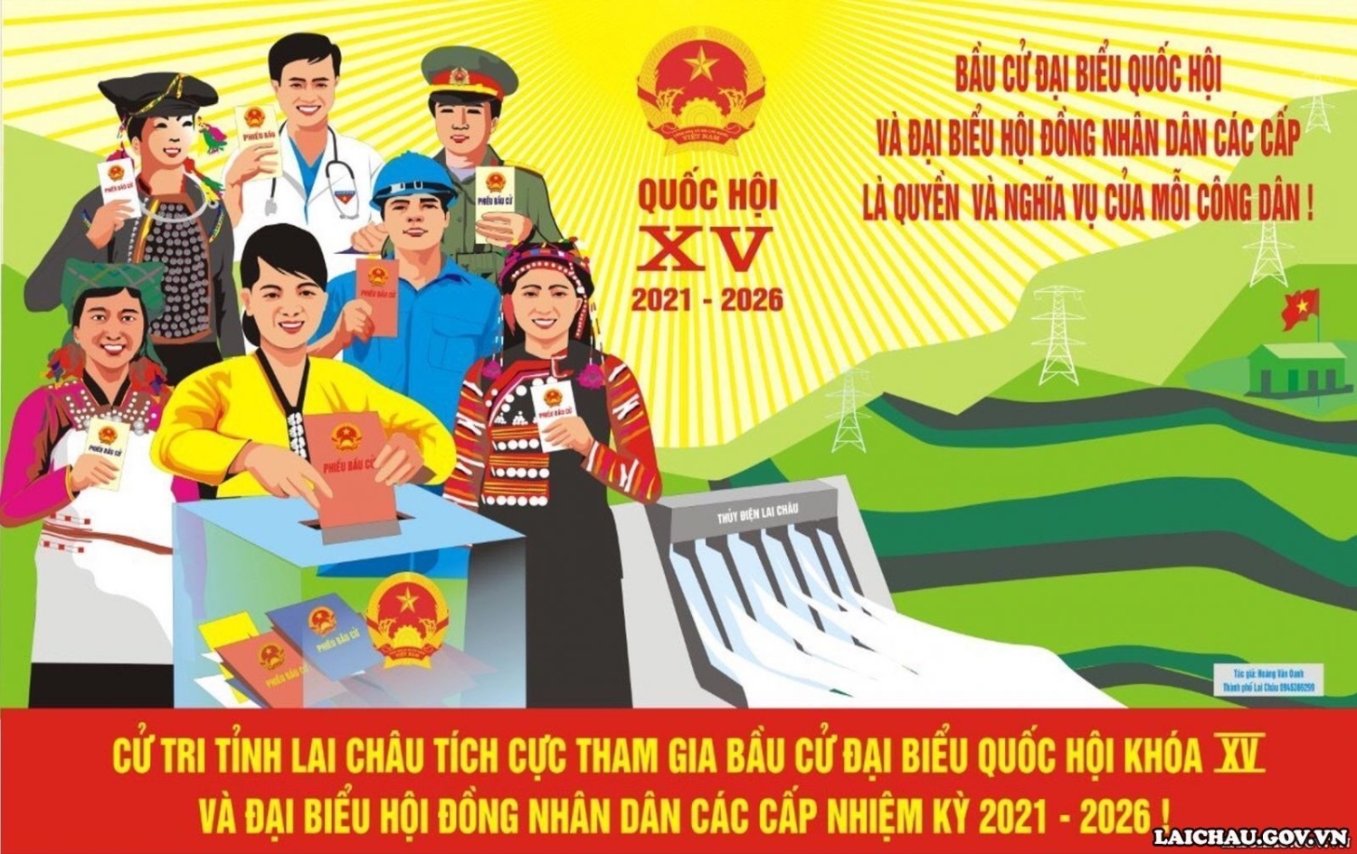 Lai Châu: Công bố danh sách chính thức những người ứng cử đại biểu HĐND tỉnh Lai Châu nhiệm kỳ 2021-2026