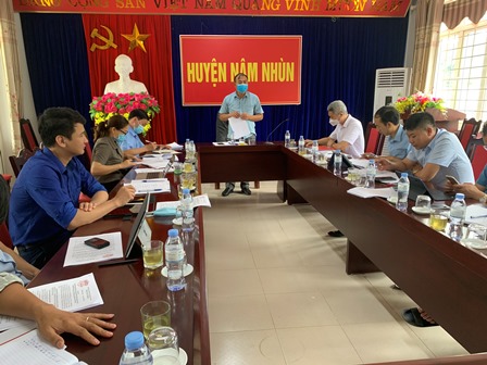 Đồng chí Nguyễn Sỹ Cảnh - Tỉnh ủy viên, Phó chủ tịch HĐND tỉnh, Bí thư Huyện ủy Tân Uyên kết luận tại buổi khảo sát