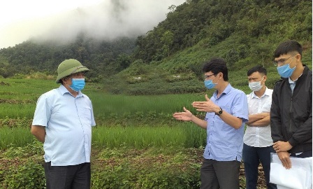 Đoàn công tác kiểm tra thực tế