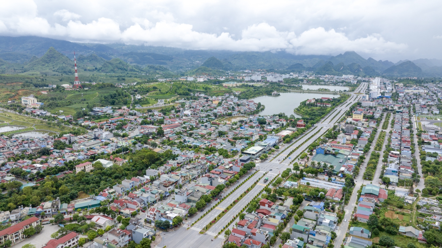 Quang cảnh thành phố Lai Châu ngày nay