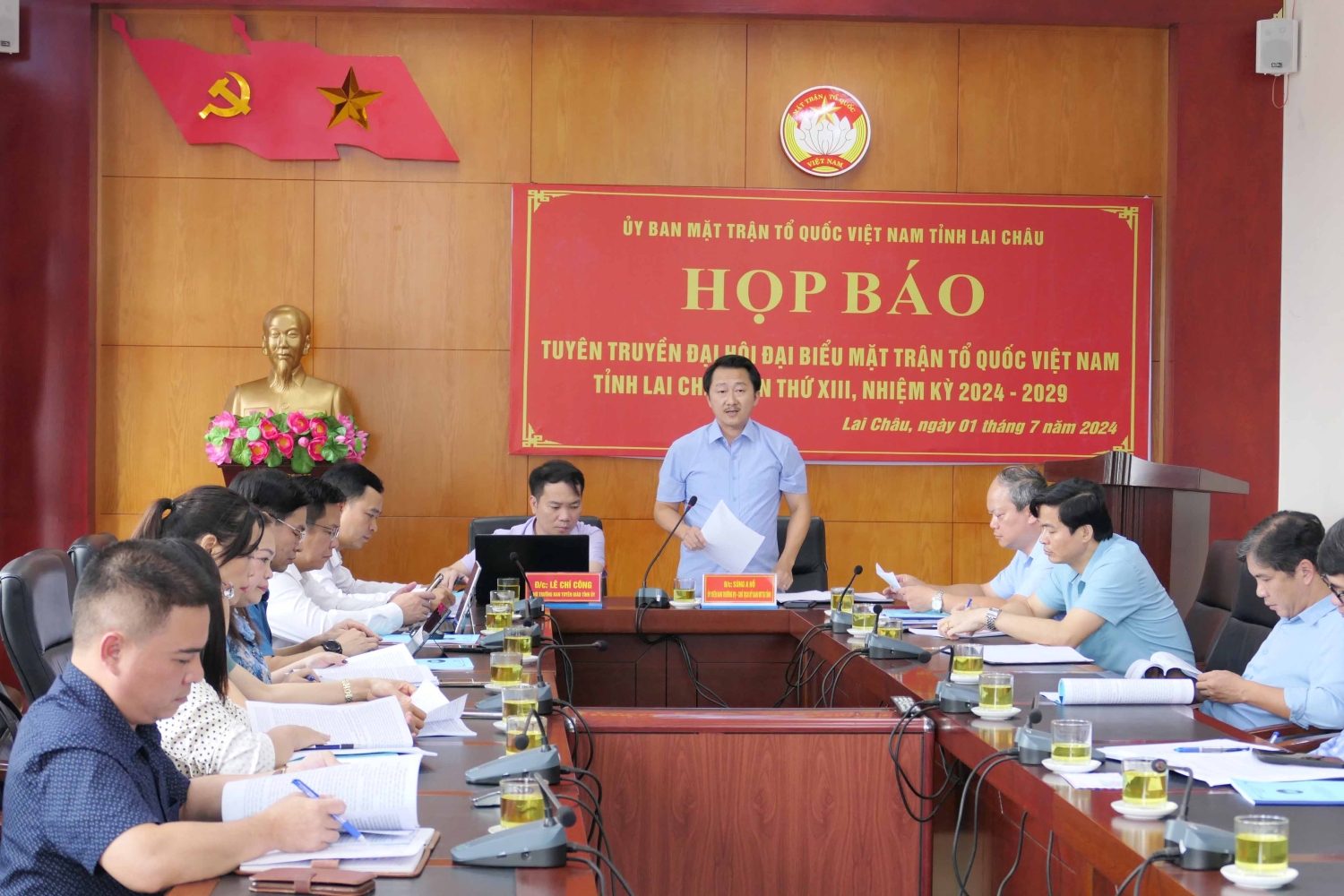 Quang cảnh buổi Họp báo