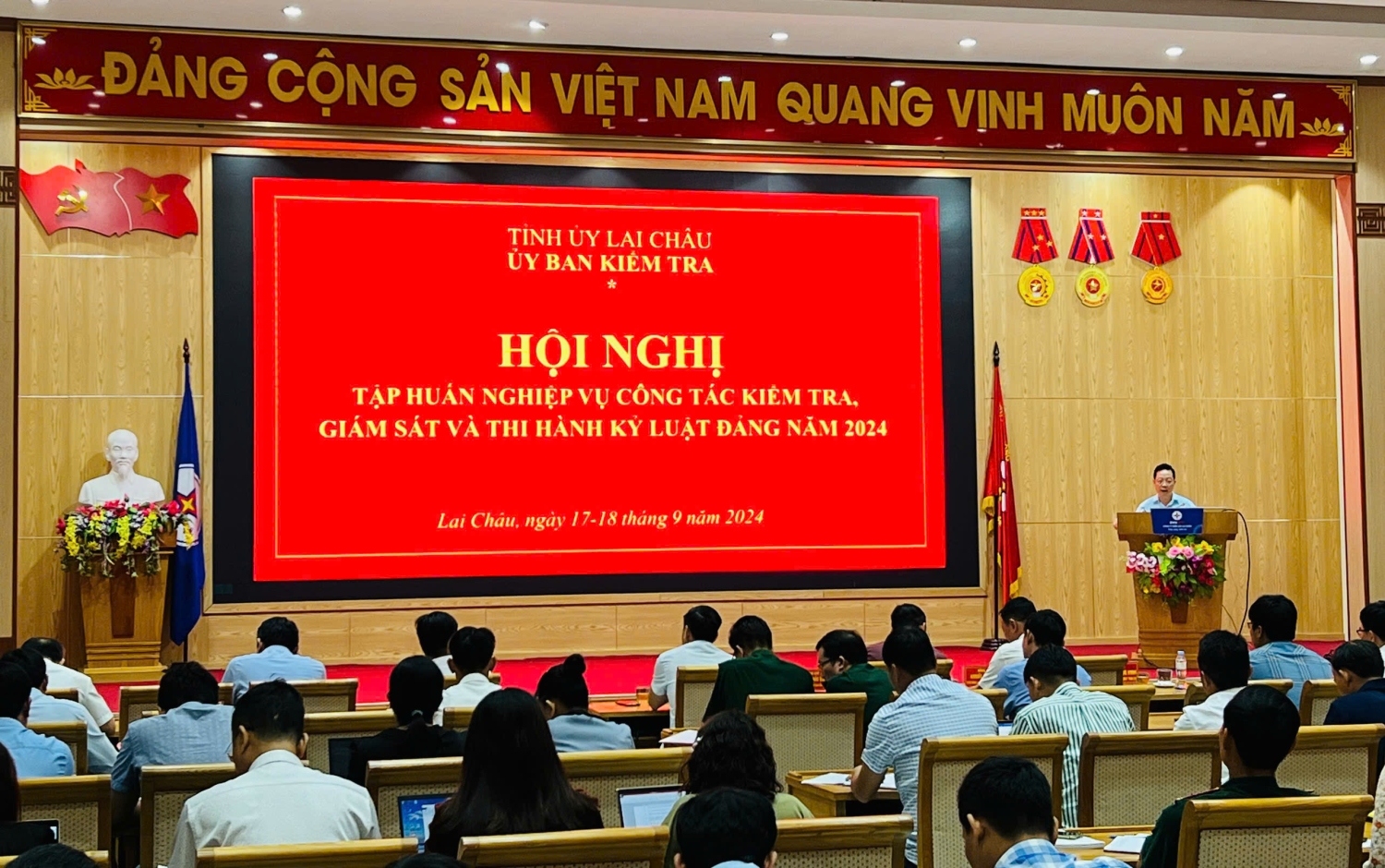 Quang cảnh Hội nghị tập huấn