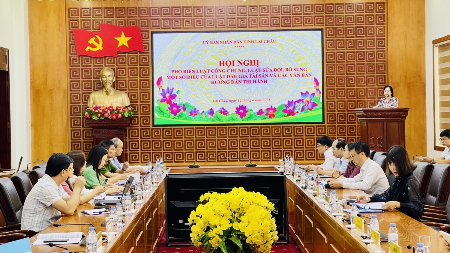 Quang cảnh Hội nghị tại điểm cầu tỉnh