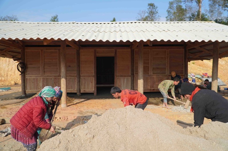 Xã tập trung huy động các nguồn lực để hỗ trợ thực hiện hoàn thành xóa Chương trình nhà tạm, nhà dột nát trên địa bàn
