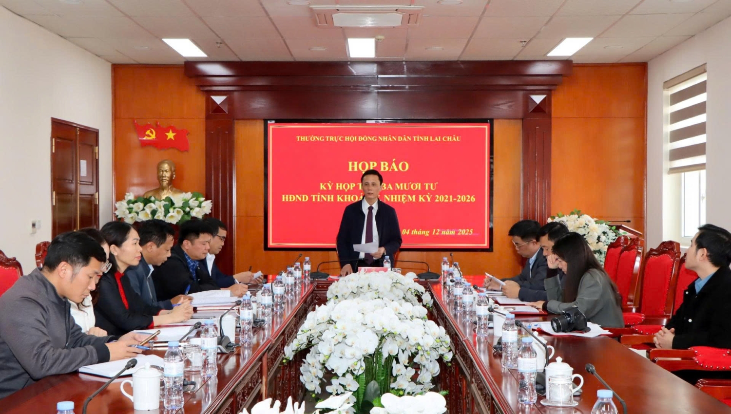 Quang cảnh buổi Họp báo