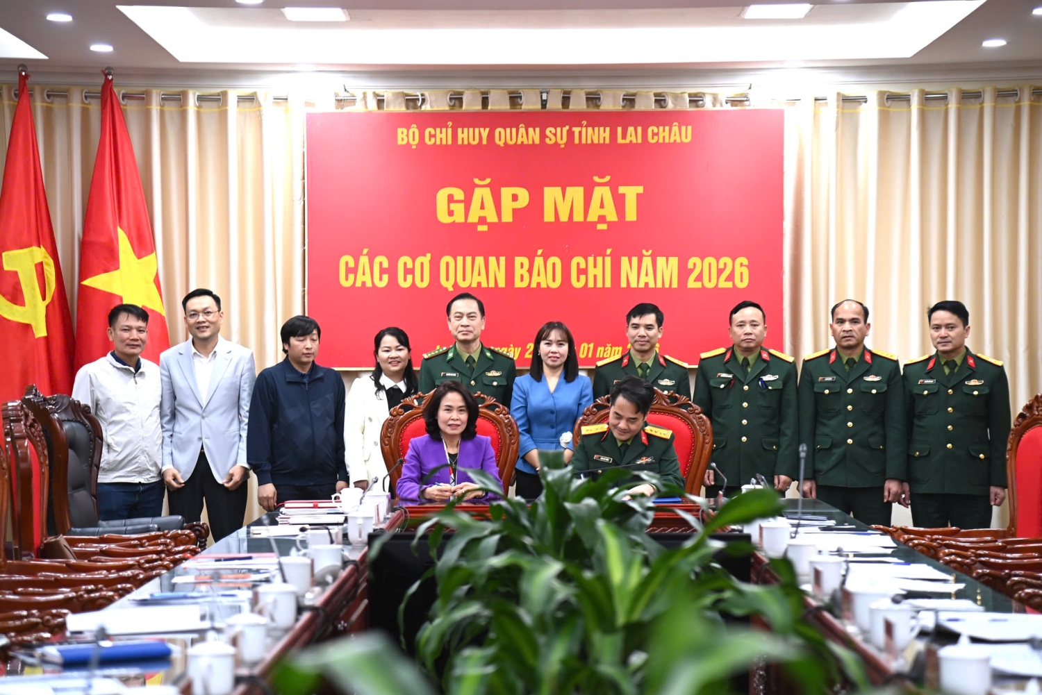 Bộ Chỉ huy Quân sự tỉnh; Báo và Phát thanh, truyền hình Lai Châu ký kết Quy chế phối hợp tuyên truyền giai đoạn 2026–2030