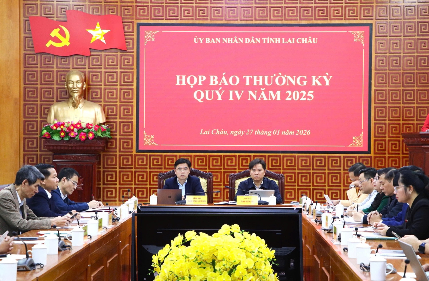 Quang cảnh buổi Họp báo