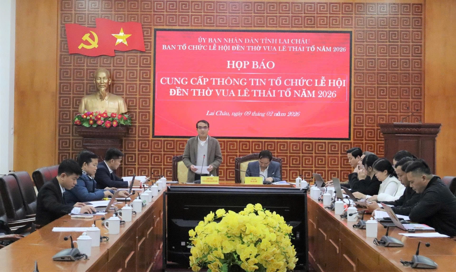 Quang cảnh Họp báo