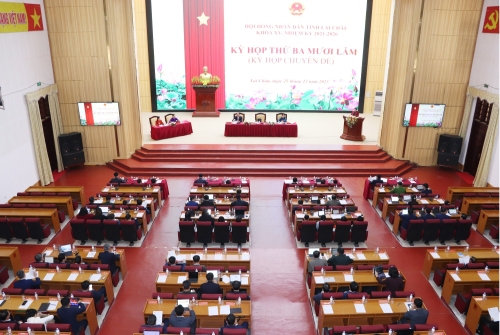 Kỳ họp thứ ba mươi lăm (Kỳ họp chuyên đề) HĐND tỉnh khoá XV, nhiệm kỳ 2021-2026: Thành công tốt đẹp