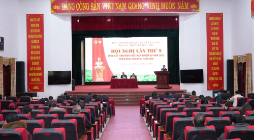 Hội nghị lần thứ 5 Ban Chấp hành Đảng bộ xã Tân Uyên khóa I, nhiệm kỳ 2025 - 2030