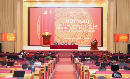 Triển khai nhiệm vụ công tác kiểm tra, giám sát và thi hành kỷ luật của Đảng năm 2026