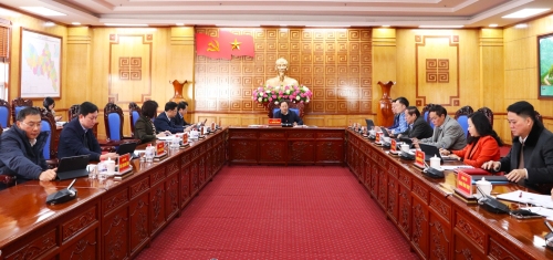 Họp Ban Thường vụ Tỉnh ủy