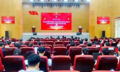 Quang cảnh Lễ khai mạc lớp tập huấn
