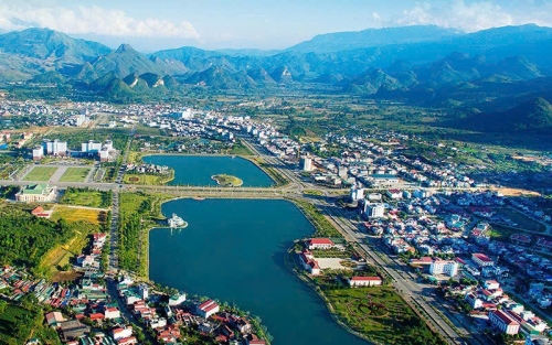 Trung tâm tỉnh Lai Châu (Ảnh: Theo Trang TTĐT Sở Xây dựng)