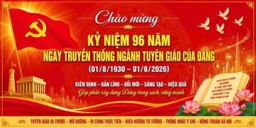 Đẩy mạnh tuyên truyền kỷ niệm 96 năm Ngày truyền thống ngành Tuyên giáo của Đảng