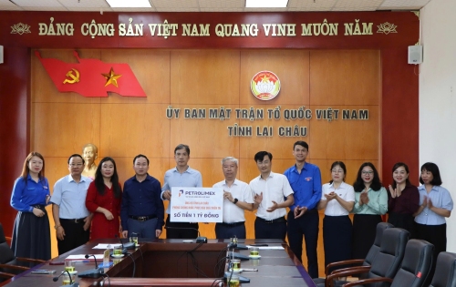 Tập đoàn Xăng dầu Việt Nam hỗ trợ Lai Châu 1 tỷ đồng khắc phục hậu quả mưa lũ