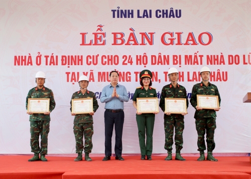 Lai Châu gặp mặt, tuyên dương khen thưởng các tập thể, cá nhân Học viện Hậu cần