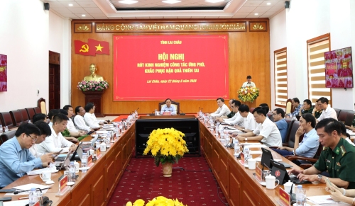 Hội nghị rút kinh nghiệm công tác ứng phó, khắc phục hậu quả thiên tai