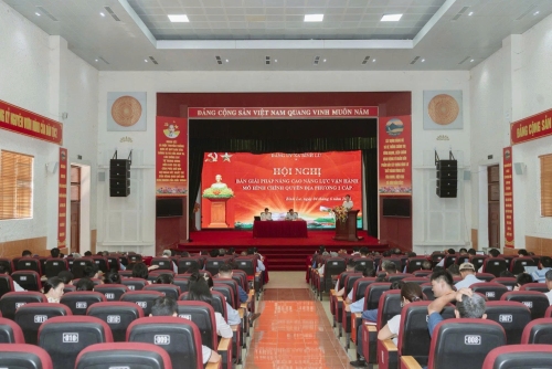 Đảng ủy xã Bình Lư tổ chức Hội nghị bàn giải pháp nâng cao năng lực vận hành mô hình chính quyền địa phương 2 cấp
